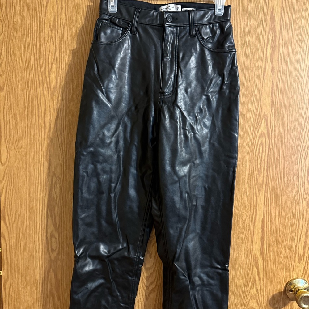 Abercrombie & Fitch Black Straight Leg Pants